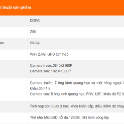 Camera Hành Trình DDPAI Z50