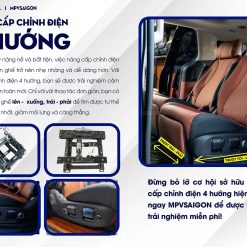 Nâng Cấp Chỉnh Điện Hàng 2 Cho Kia Carnival